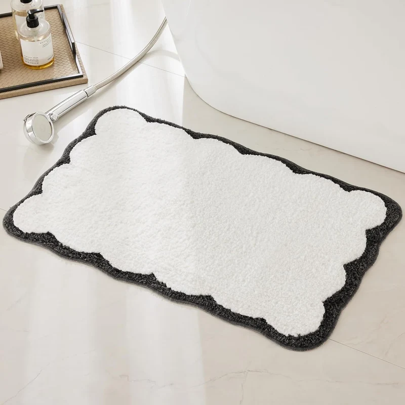 Cloud-Shaped Soft Bath Mat