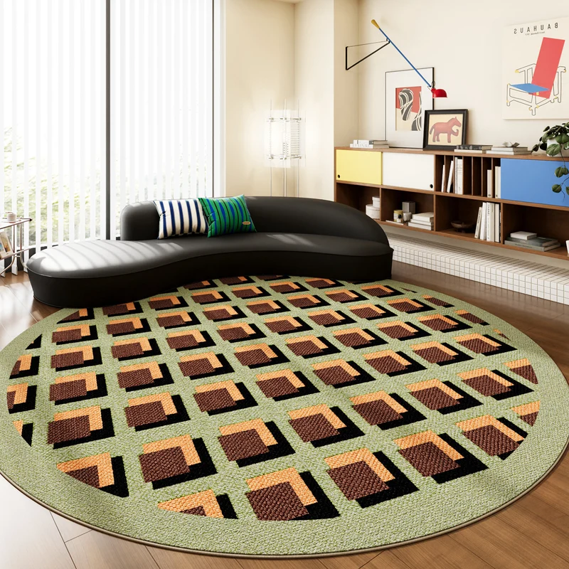 Circular Woven Area Rug