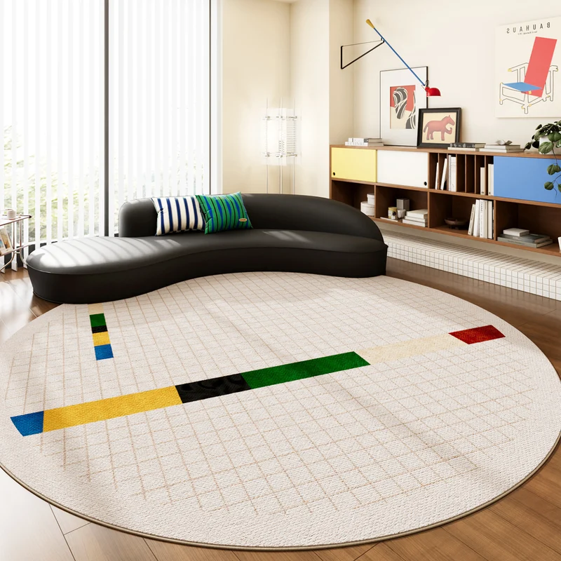 Circular Woven Area Rug
