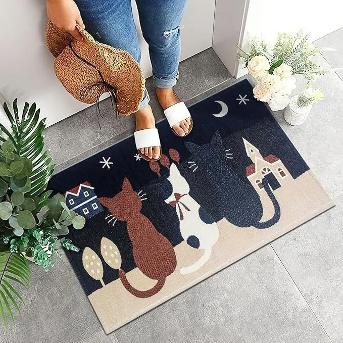 Cat-Themed Outdoor Doormat