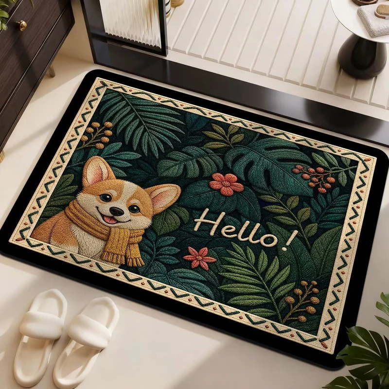 Cat-Themed Indoor Area Rug