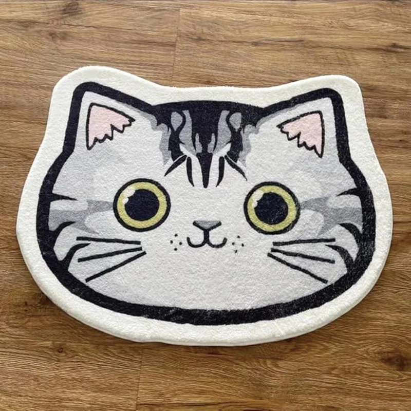 Cat-Shaped Bath Mat