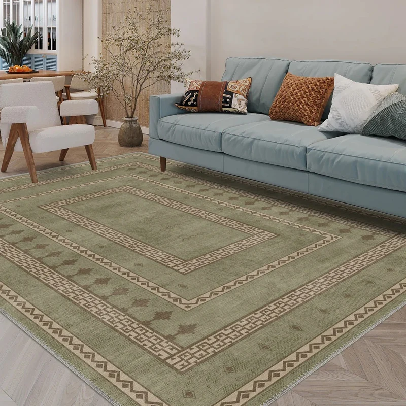 Botanical Pattern Area Rug