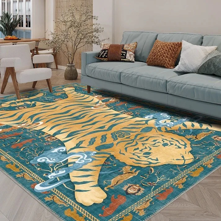 Botanical Pattern Area Rug