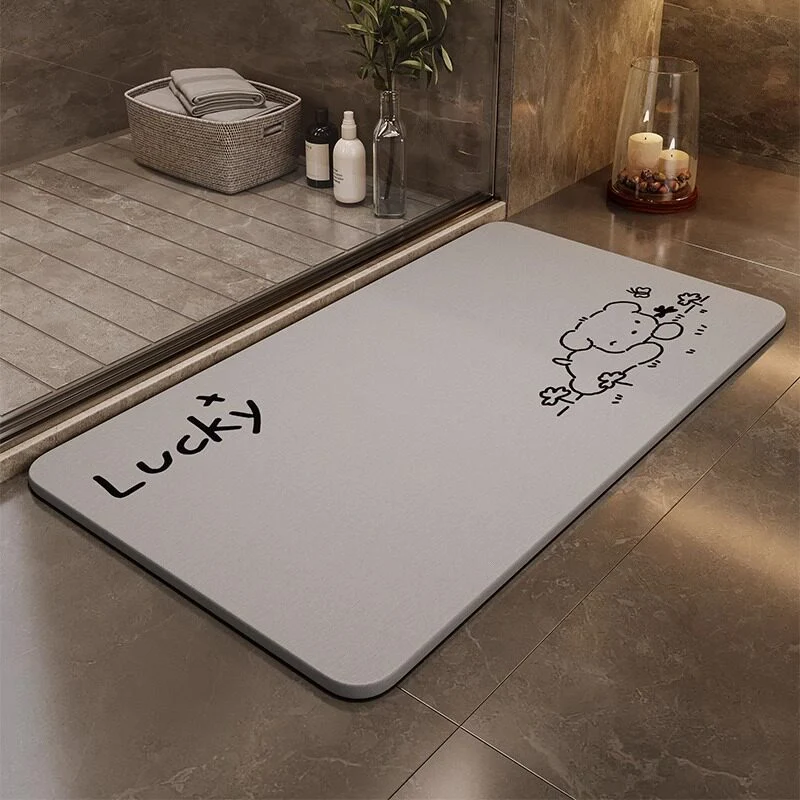 Fun Cartoon-Themed Bath Mat