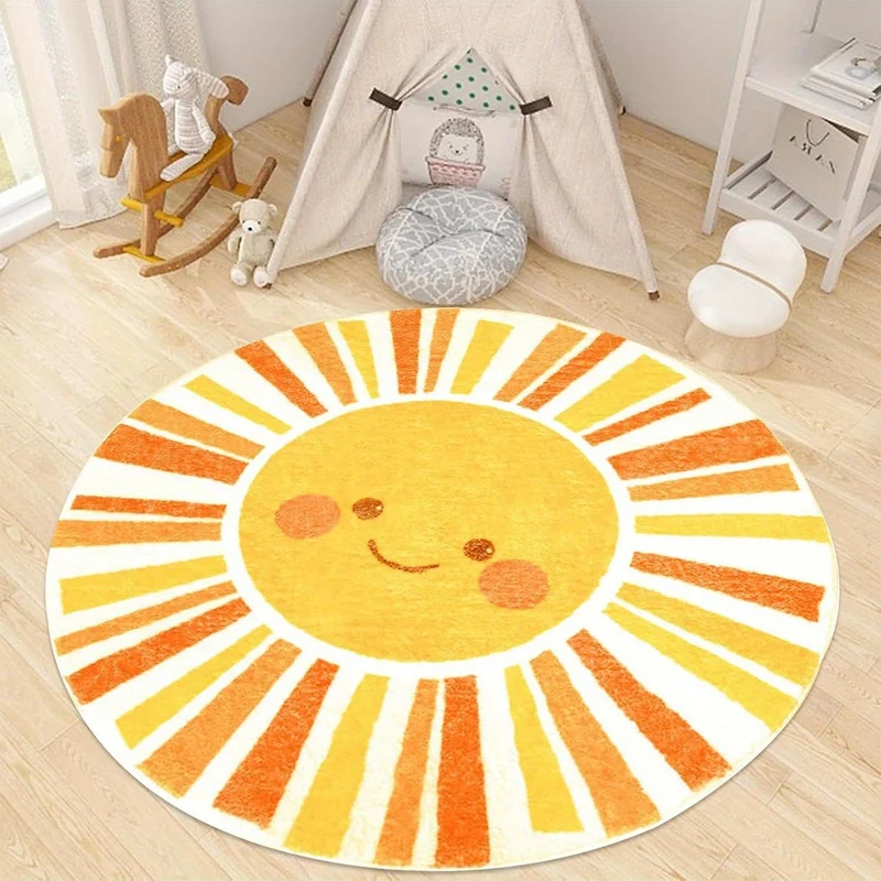 Fun Cartoon Character Round Area Rug