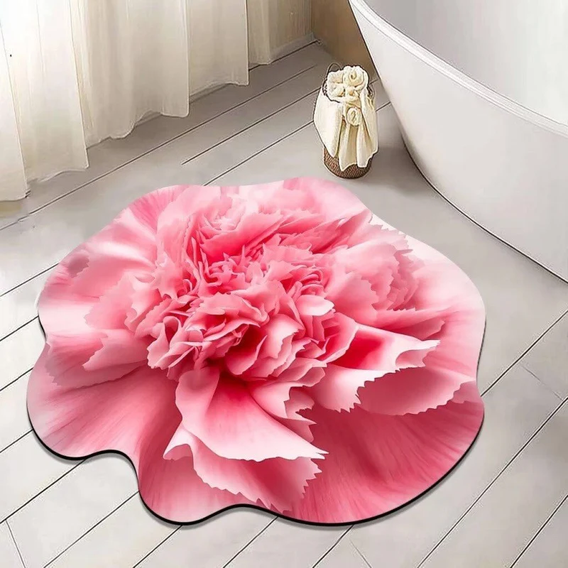 Floral Shaped Bath Mat