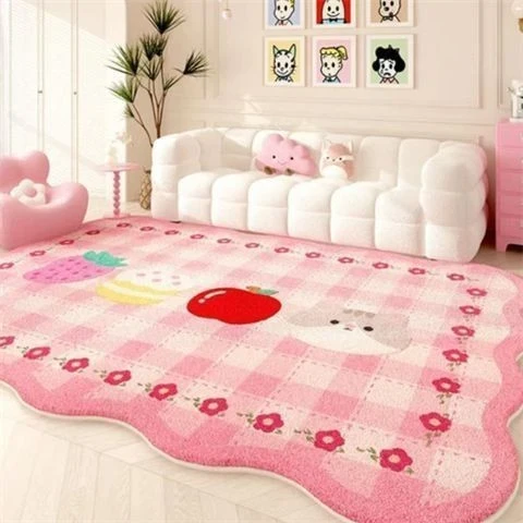 Floral Pattern Playful Area Rug