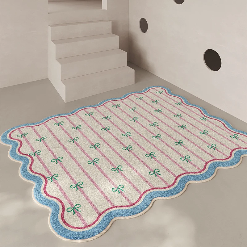 Floral Pattern Playful Area Rug