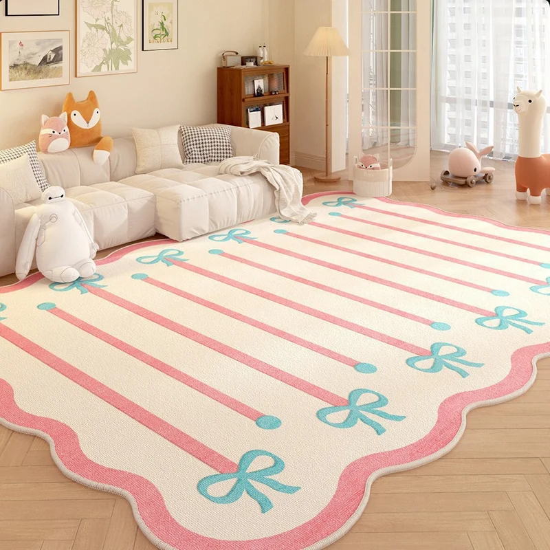 Floral Pattern Playful Area Rug