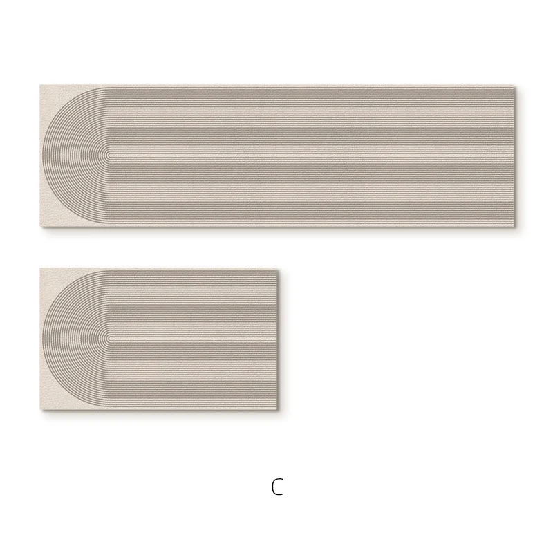 Elegant Textured Area Runner Mat