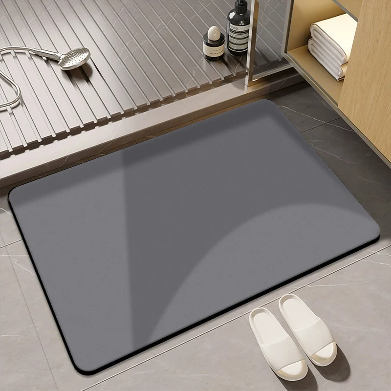 Elegant Marble-Inspired Bath Mat