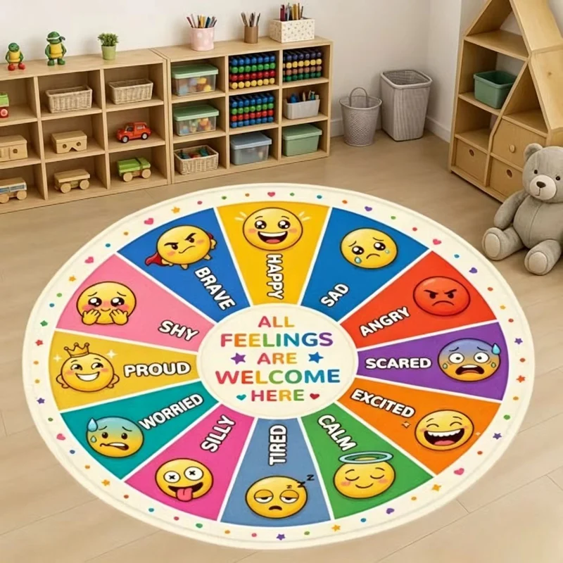 Educational Interactive Learning Area Rug