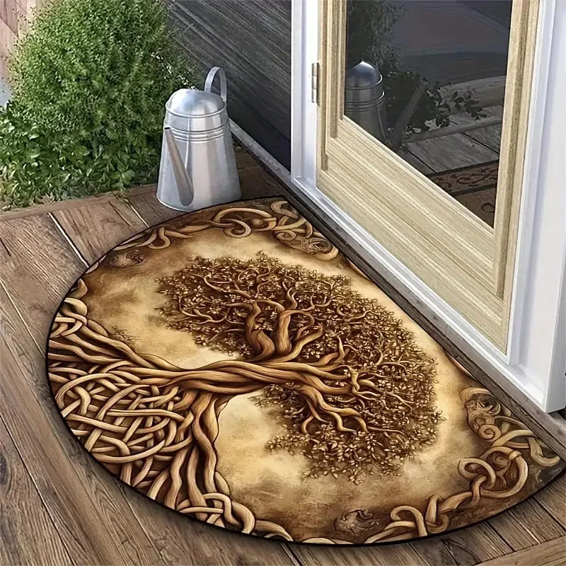 Dragonfly-Themed Decorative Bath Mat