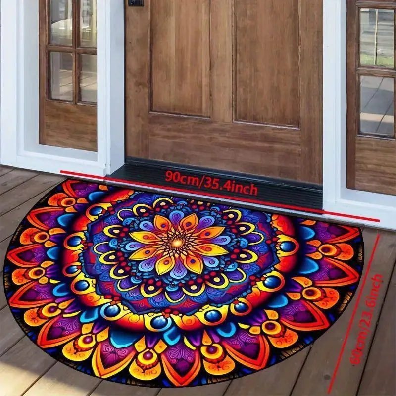 Dragonfly-Themed Decorative Bath Mat