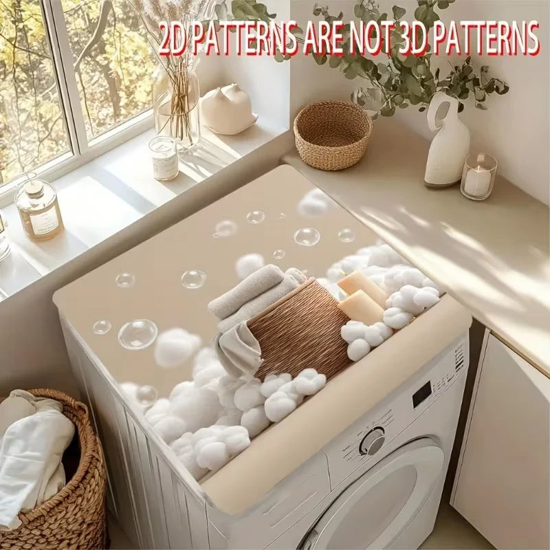 Dog-Themed Laundry Machine Cover