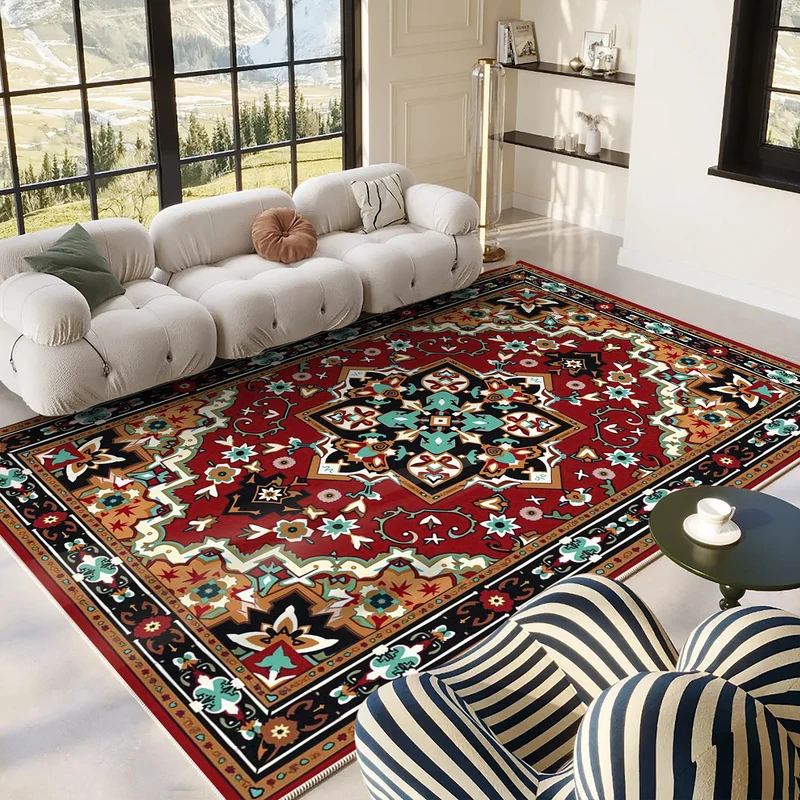 Decorative Vintage-Style Area Rug