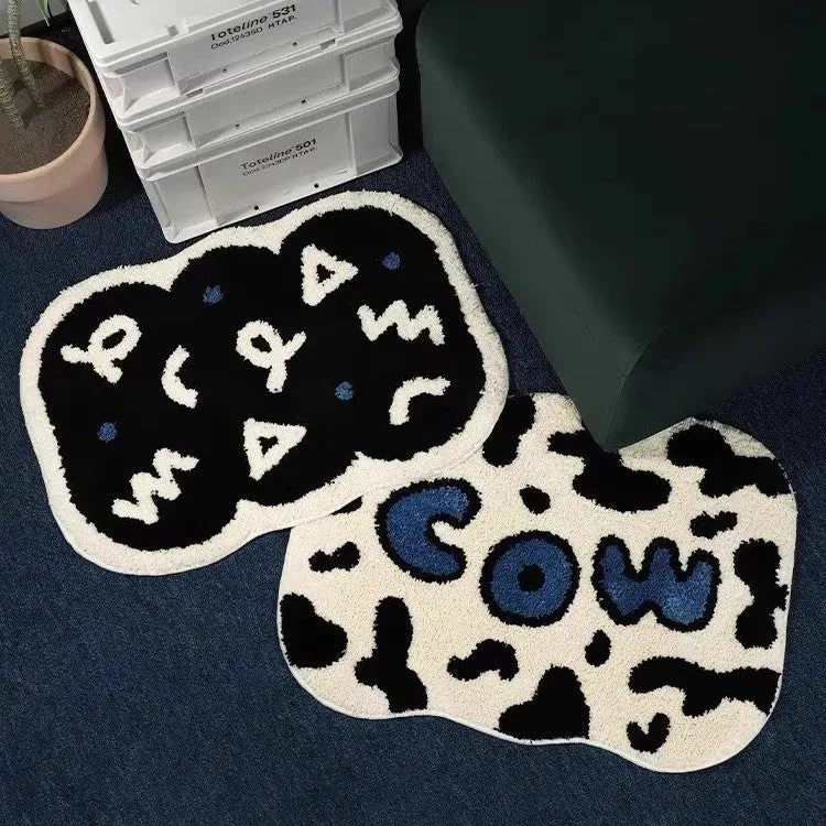 Decorative Plush Bath Mat