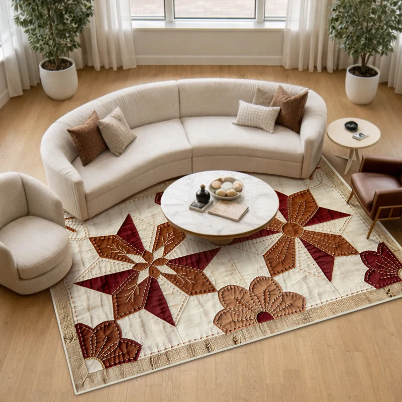 Decorative Patchwork Area Rug