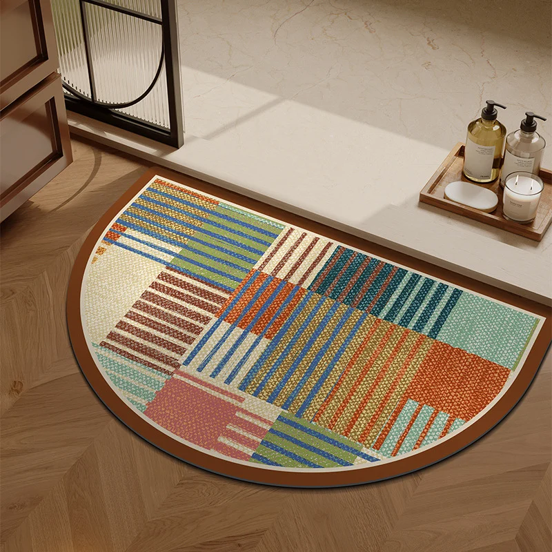 Plush Patterned Entrance Mat