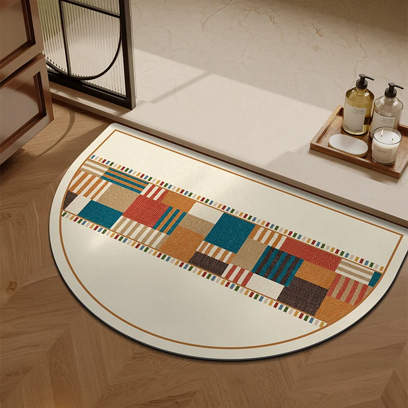 Plush Patterned Entrance Mat