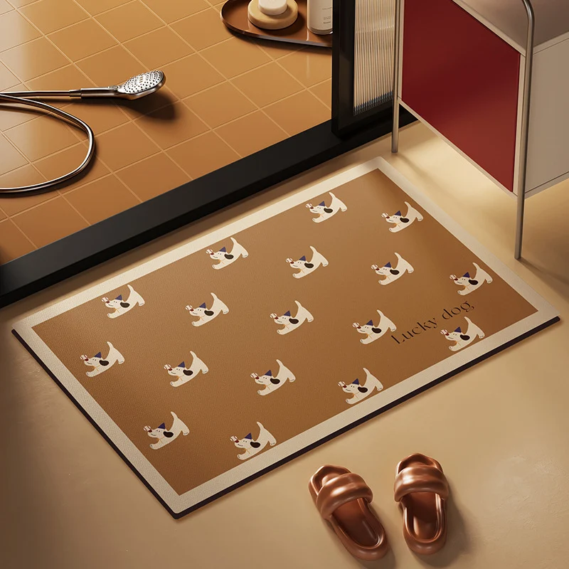 Playful Pet-Themed Bath Mat