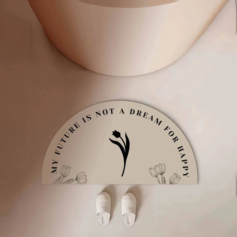 Motivational Quote Bath Mat