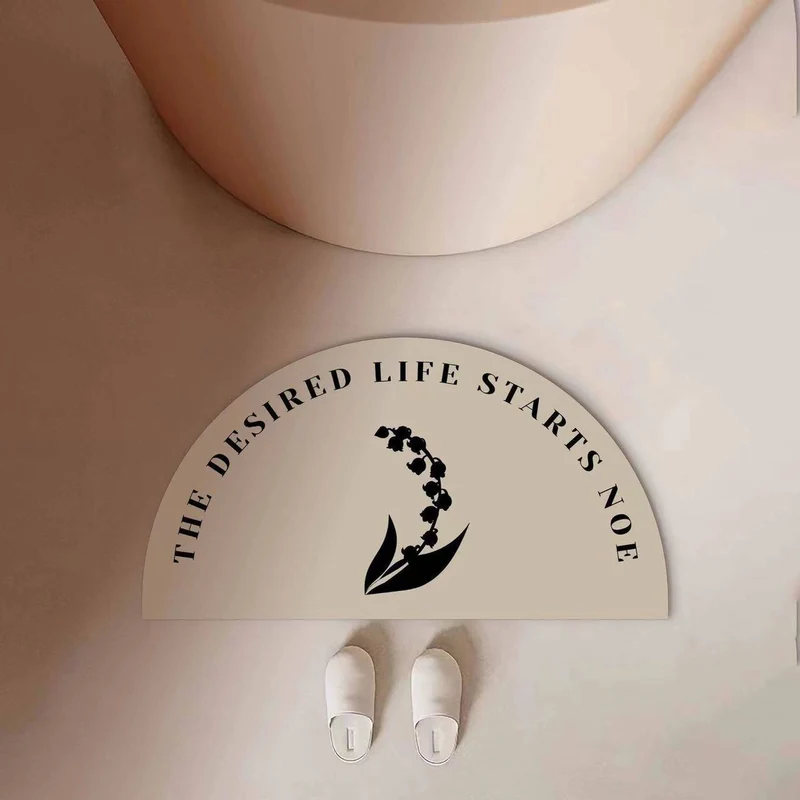 Motivational Quote Bath Mat