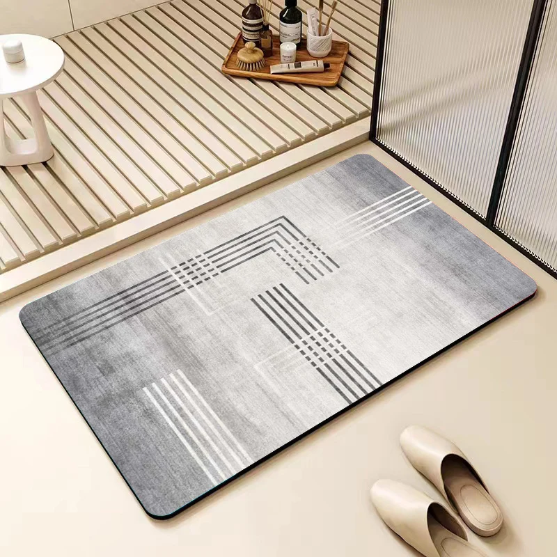 Modern Abstract Bathroom Mat