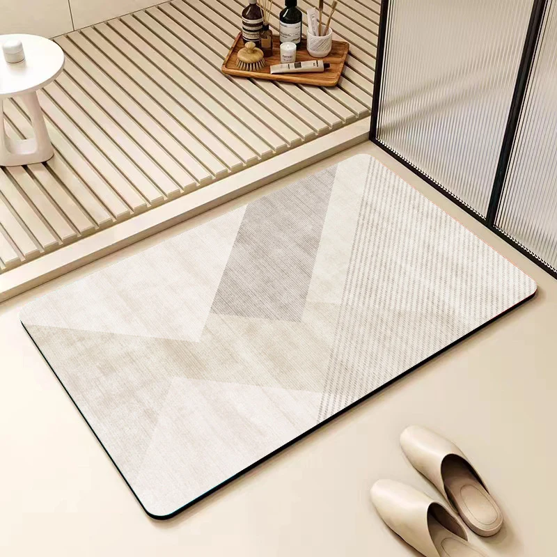 Modern Abstract Bathroom Mat