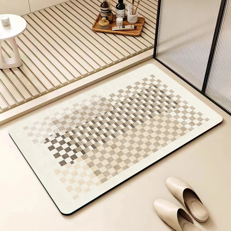 Modern Abstract Bathroom Mat