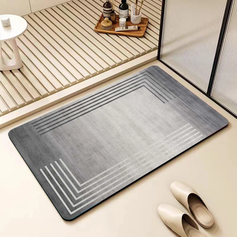 Modern Abstract Bathroom Mat