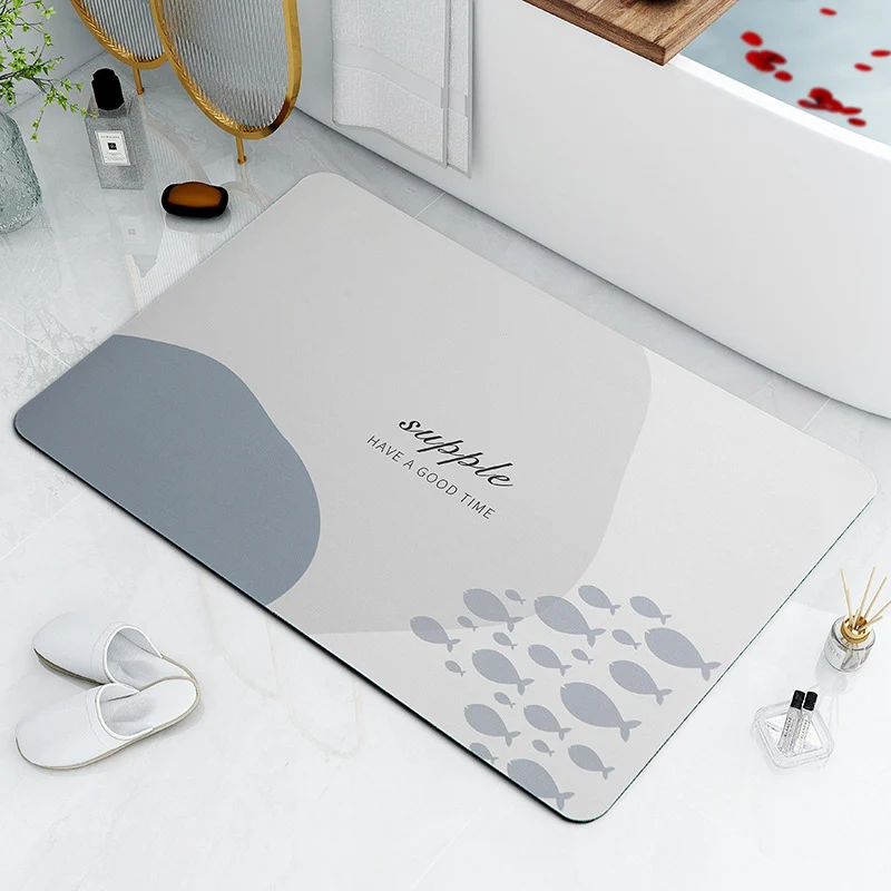Inspirational Quote Bath Mat