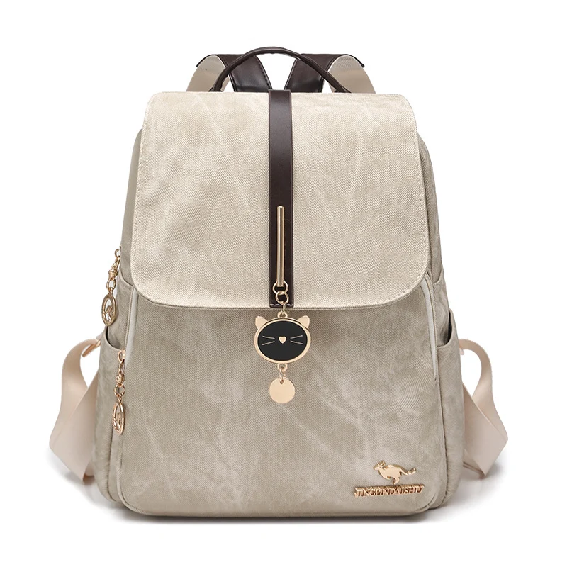 Vintage-inspirierter Canvas-Rucksack Karnz