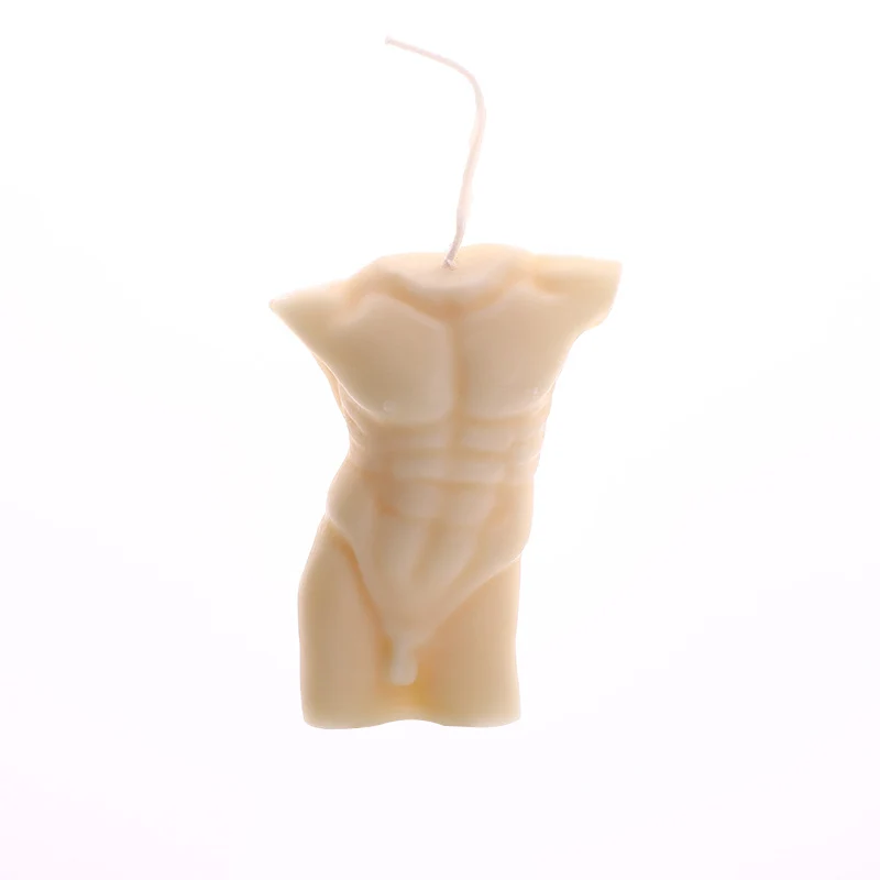 Sculptural Female Torso Scented Soy Wax Body Candle