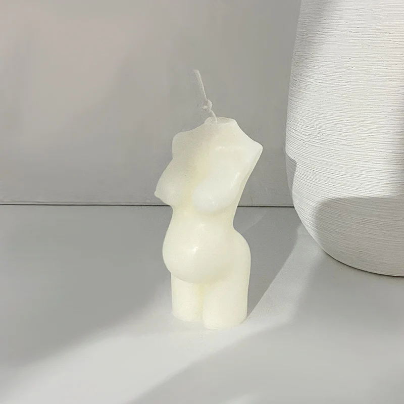 Sculptural Female Torso Scented Soy Wax Body Candle
