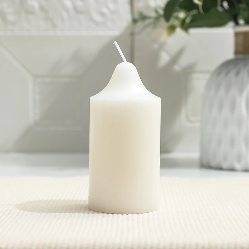 Unscented Long-Burning Pillar Candle for Home Decor