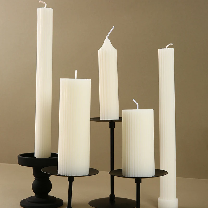 Twisted Spiral Decorative Taper Candle
