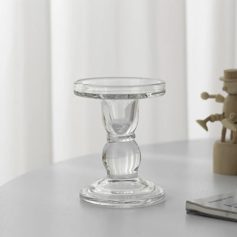 Textured Ribbed Vertical-Fluted Decorative Pillar Candle