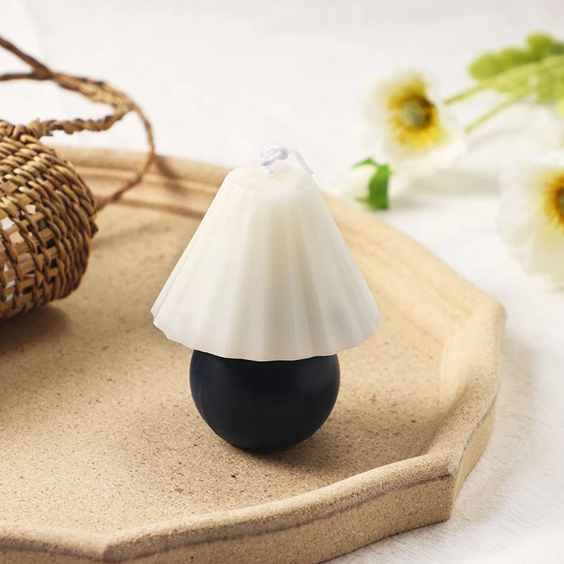 Textured Kernel Sculpted Scented Soy Wax Pillar Candle