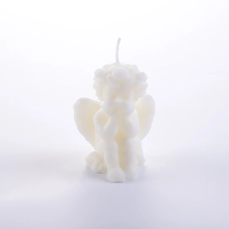 Textured Kernel Sculpted Scented Soy Wax Pillar Candle
