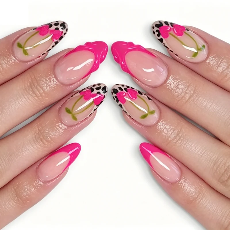 Floral Themed Nail Art Enhancements Stornfield