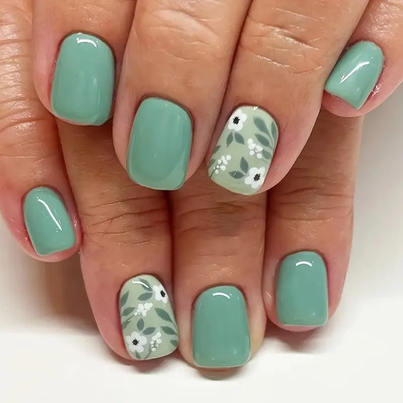Floral-Themed Nail Art Enhancements Stornfield