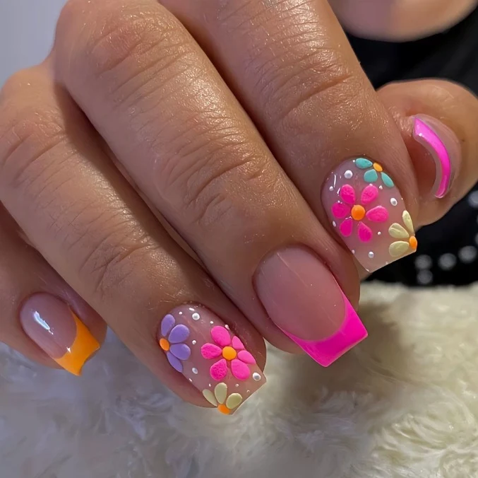 Floral Themed Nail Art Stornfield