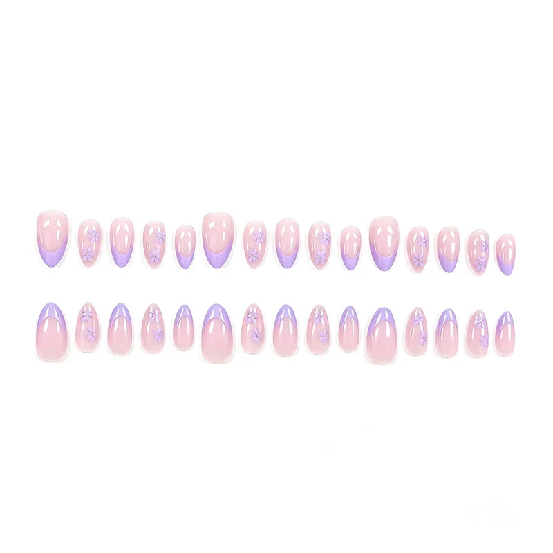 Floral Themed Acrylic Nail Enhancements Stornfield