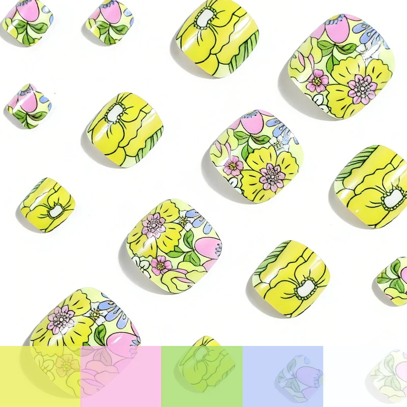 Floral Pedicure Nail Art Stornfield