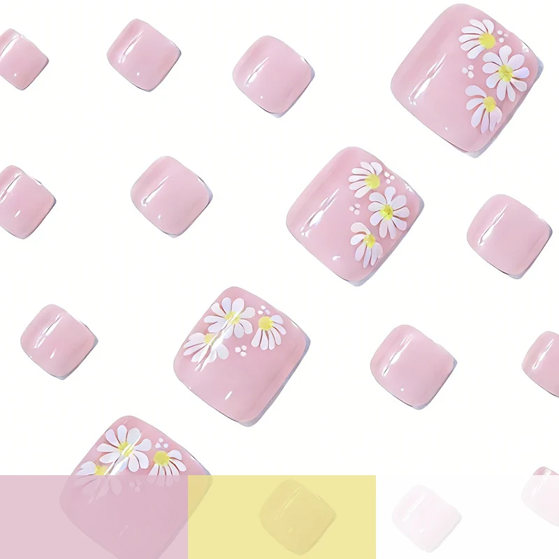 Floral Nail Art Pedicure Stornfield