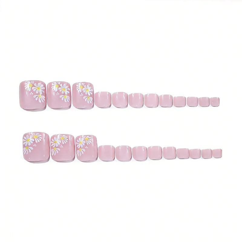Floral Nail Art Pedicure Stornfield