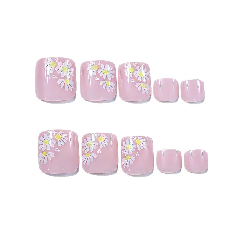 Floral Nail Art Pedicure Stornfield