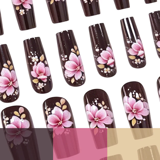 Floral Nail Art Design Stornfield